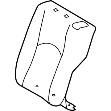 Lexus 71078-76480-B4 Rear Seat Cover Sub-Assembly