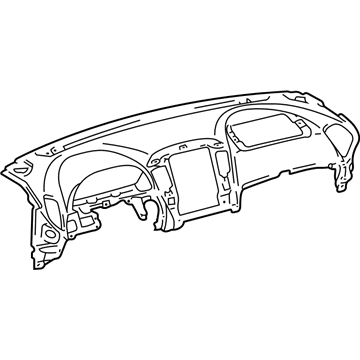 Lexus 55401-48020-E0 Pad Sub-Assy, Instrument Panel Safety