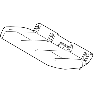 Lexus 71075-76360-P4 Rear Seat Cover Sub-Assembly