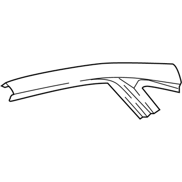 Lexus 61225-50040 Rail, Roof Side Outer