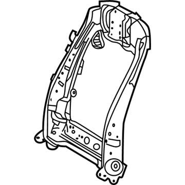 Lexus 71014-50220 Frame Sub-Assembly, Front Seat