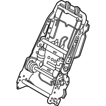 Lexus 71018-0E110 Frame Sub-Assembly, Rear Seat