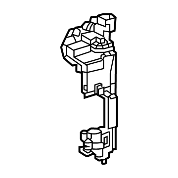 16593-25170 Genuine Lexus GUIDE, RADIATOR AIR