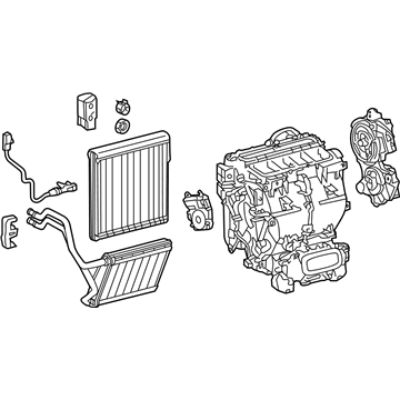 Lexus 87050-0E130 Radiator Assy, Air Conditioner