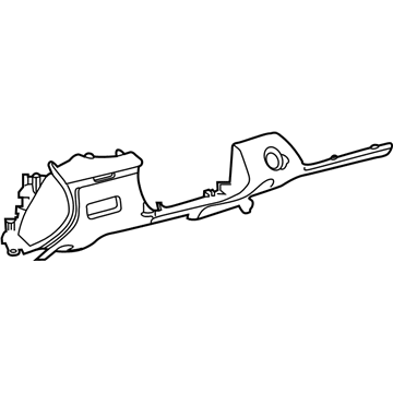 Lexus 55402-11010-J1 Pad Sub-Assembly, Instrument