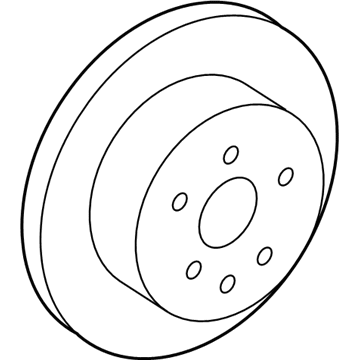 Lexus Brake Disc - 43512-53050