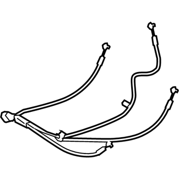 Lexus 72580-48010 Cable Assembly, RECLINING
