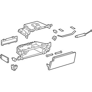 Lexus 55440-60041-E0 Box Assembly, Instrument