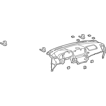 Lexus 55401-48090-B0 Pad Sub-Assy, Instrument Panel Safety