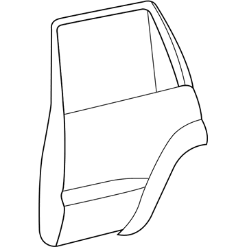 Lexus 67004-60440 Panel Sub-Assy, Rear Door, LH