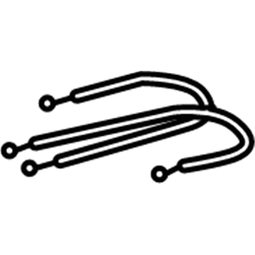 78091-60040 Lexus Cable Sub-Assembly, Fold Illustration 1 of 1