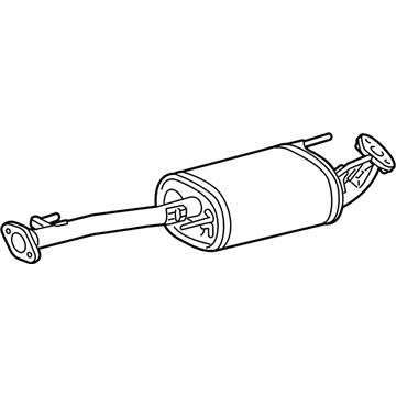 17420-31360 Lexus Exhaust Pipe Assembly Illustration 1 of 1