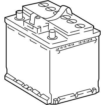 28800-21212 Lexus BATTERY Illustration 1 of 1