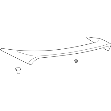 Lexus 08150-48801 UNPAINTED Spoiler Ki 08150-48801 Lexus UNPAINTED Spoiler Ki Illustration 1 of 1