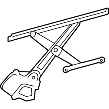 2007 Lexus ES350 Window Regulator - 69802-33080