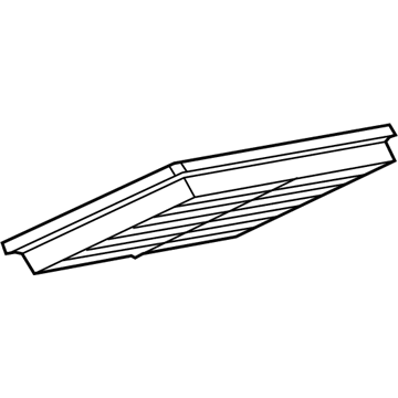 17801-0V040 Lexus Element Sub-Assy, Air Cleaner Filter Illustration 1 of 1