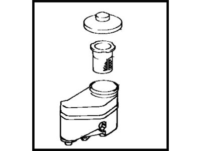Lexus 47220-17030 Reservoir Assembly,Brake Master Cylinder