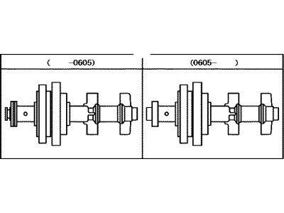 13601-28010 Lexus BALANCESHAFT Sub-Ass Illustration 1 of 1