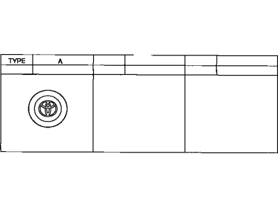 Lexus 42603-60500 Ornament Sub-Assy, Wheel Hub