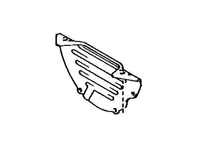 Lexus 11356-63030 Plate, Rear End, NO.2