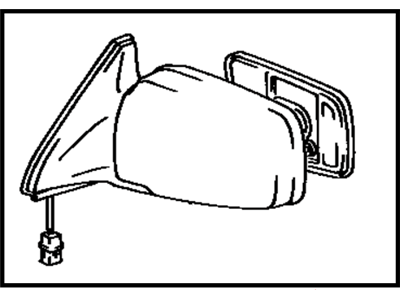 Lexus 87940-32400-E1 Mirror Assembly, Outer Rear