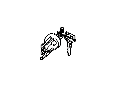 Lexus 69057-32080 Cylinder & Key Set 69057-32080 Lexus Cylinder & Key Set Illustration 1 of 1