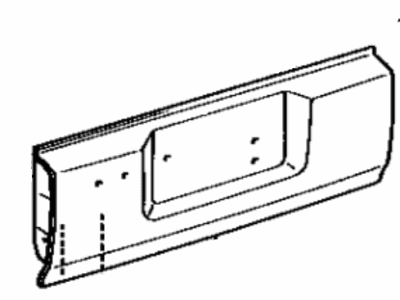 Lexus 65061-60030 Panel Sub-Assembly, Tail