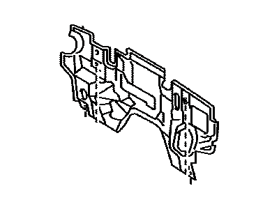 Lexus 55223-35073 INSULATOR, Dash Panel