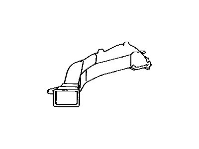 Lexus 55843-AA020 Duct, Heater To Register