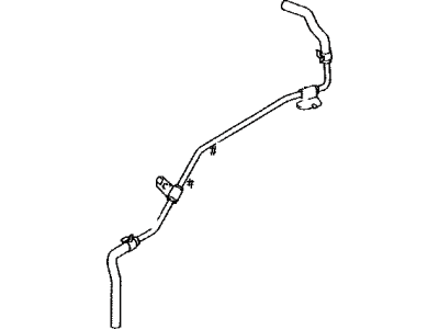 Lexus 44406-06100 Power Steering Return Tube Sub-Assembly, Upper