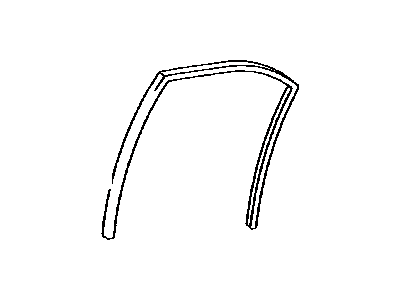 Lexus 68152-AA020 Run, Rear Door Glass