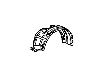 Lexus 53876-AA011 Liner, Front Fender, LH