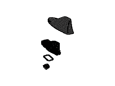 Lexus 86077-60010-C1 Cover Kit, Antenna O