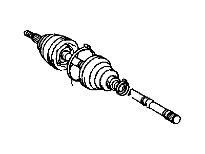 Lexus Transfer Case Output Shaft Snap Ring - 43425-F4170