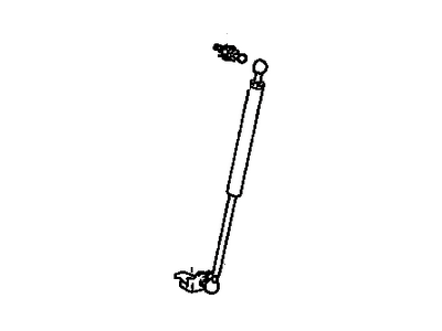 Lexus 53440-69045 Support Assembly, Hood