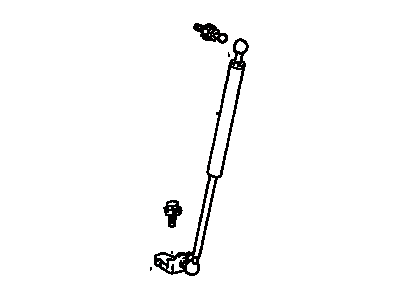 Lexus 53450-69045 Support Assembly, Hood
