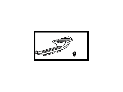 Lexus 67940-60010-A1 Plate Assembly, Rear Door