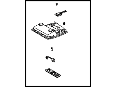 Lexus 81260-60F30-E0 Lamp Assy, Map