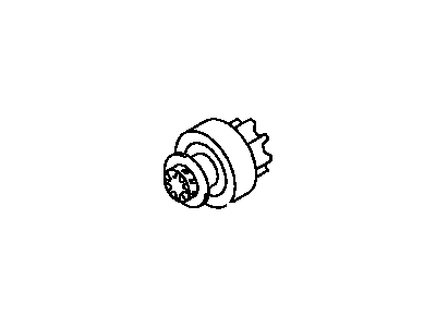 Lexus 28011-70020 Clutch Sub-Assembly, Starter