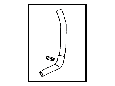 Lexus 16572-31360 Hose, Radiator, NO.2