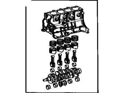 Lexus 11400-74182 Block Assy, Short