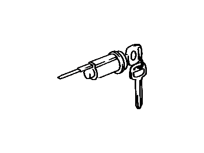 69057-33030 Lexus Cylinder & Key Set Illustration 1 of 1