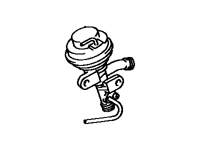 25620-75040 Lexus EGR Valve Assembly Illustration 1 of 1