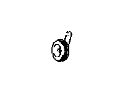 86510-20280 Lexus High Pitched Horn Assembly Illustration 1 of 1