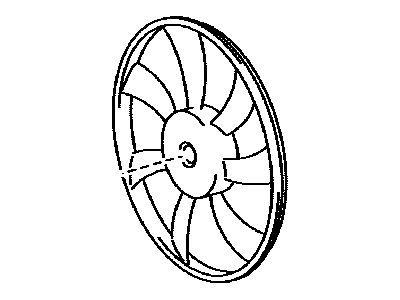 Lexus ES350 Fan Blade - 16361-0P250