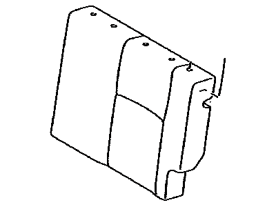 Lexus 71078-60011-B0 Cover Sub-Assembly, Rear NO.1 S