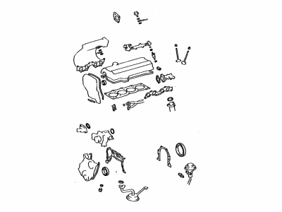 Lexus 04111-74051 Gasket Kit,Engine