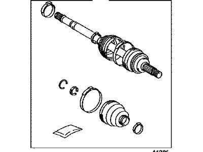 Lexus 42370-49295 Shaft Set, Rear Drive