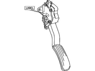 78110-08010 Lexus Acceleration Sensor Assembly Illustration 1 of 1