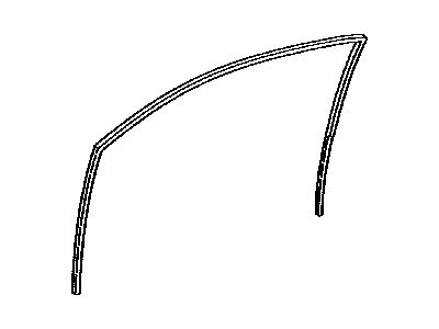 Lexus 68151-AA021 Run, Front Door Glass